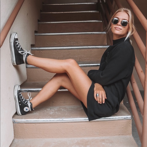 Volcom high neck sweater dress - Picture 1 of 4